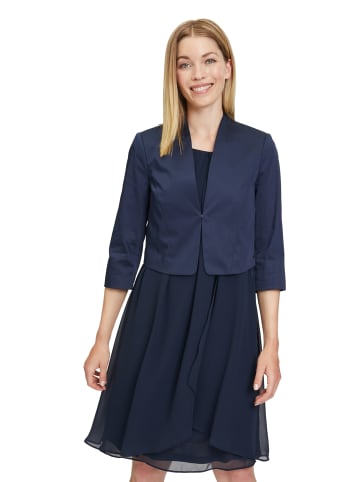 BETTY & CO Bolero-Jacke unifarben in Navy Blue