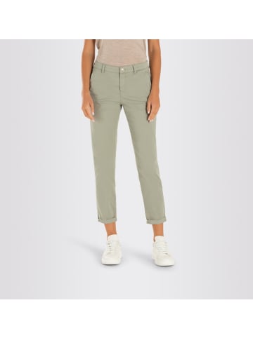 MAC Hose CHINO turn up, Authentic stretch gabardine in Grün