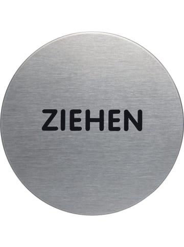 Durable Piktogramm 'Ziehen' rund 5mm Edelstahl