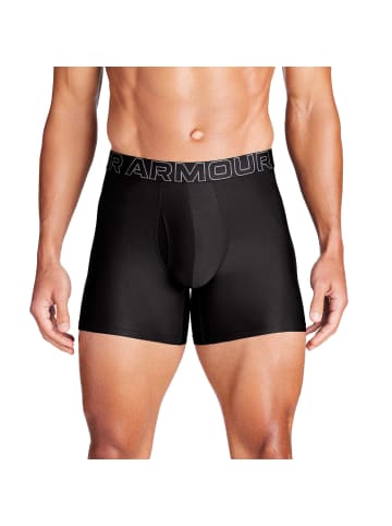 Under Armour Boxershort 6er Pack in Schwarz/Schwarz/Grau
