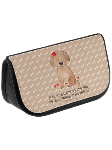 Mr. & Mrs. Panda Kulturbeutel Hund Dame mit Spruch in Hundeglück