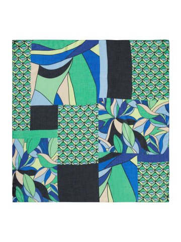 Betty Barclay Tuch mit Aufdruck in Green/Blue