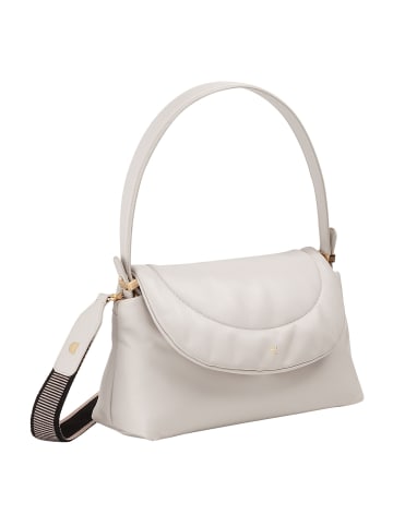 DuDu Melville Schultertasche Leder 31 cm pearl