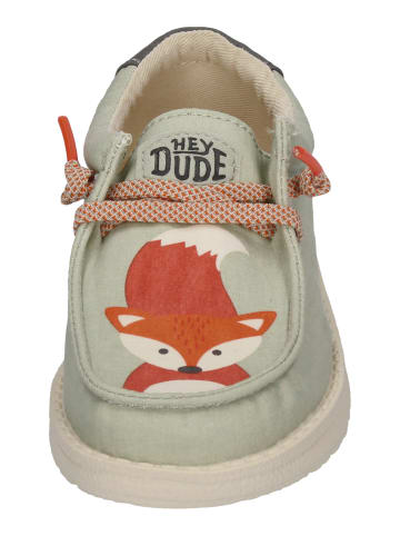 Hey Dude Sneaker Low WALLY T CRITTERS  in grün