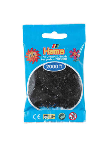Hama Beutel mit 2000 Mini-Bügelperlen schwarz - ab 10 Jahren