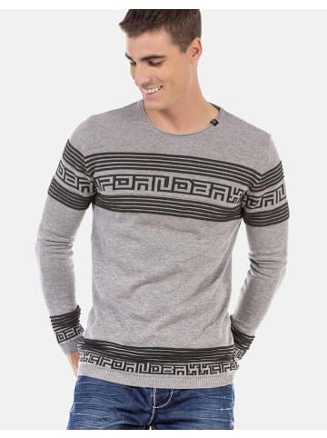 Cipo & Baxx Pullover in GREY
