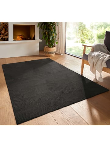 Tara Carpet Kurzflorteppich Homestyle Fresco in Anthrazit