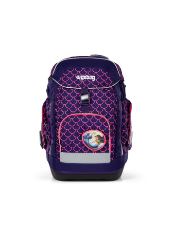 Ergobag Grundschulranzen-Set MAXI PerlentauchBär 6-tlg. in Lila