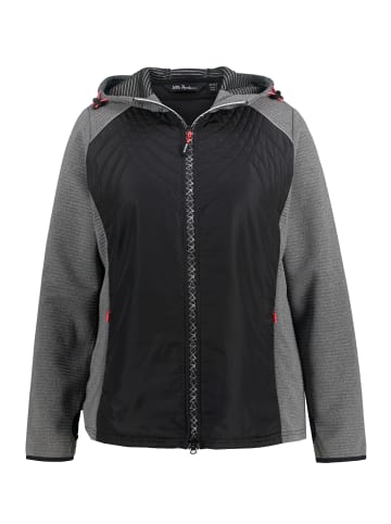 Ulla Popken Sweatjacke in schwarz