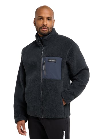 Bruno Banani Fleecejacke Garret in Anthrazit / Melange