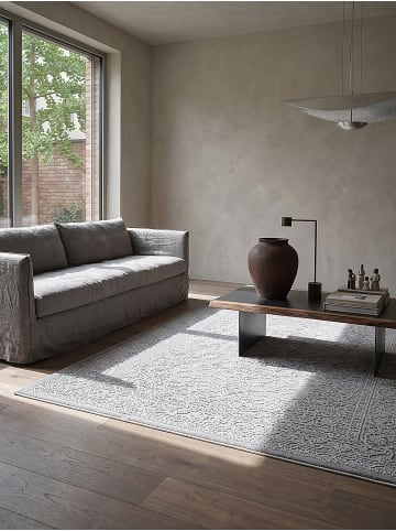 KADIMA DESIGN Teppichläufer Uni pflegeleicht Wohnzimmer Schlafzimmer Flur Esszimmer in Grau