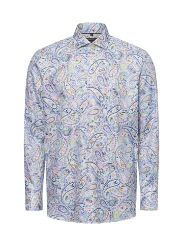 Finshley & Harding Freizeithemd in weiß mehrfarbig