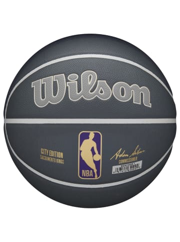 Wilson Wilson NBA Team City Collector Sacramento Kings Ball in Grau