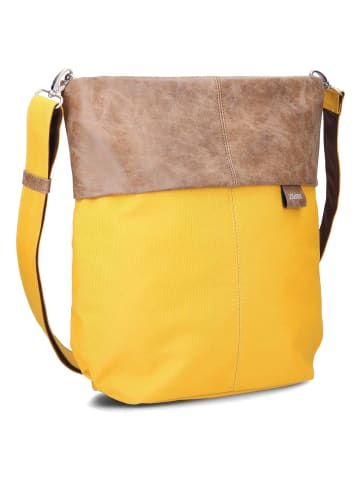 Zwei Olli OT12 - Schultertasche 32 cm (salbei) in gelb