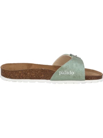 Palado Pantoletten in mint metallic