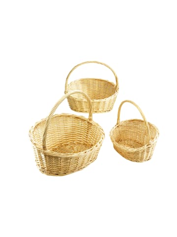 kobolo 3tlg. Set Dekokorb DECOGIFTBSK in Braun