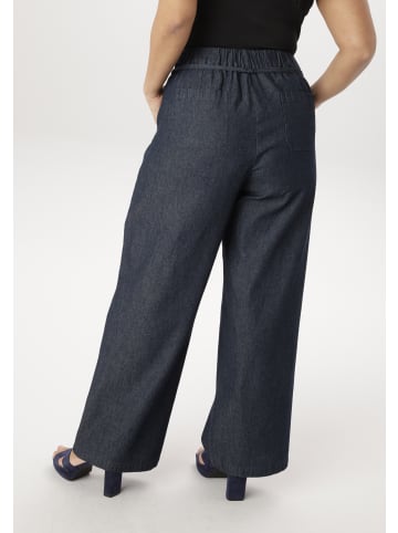 Aniston PLUS Weite Jeans in dark blue