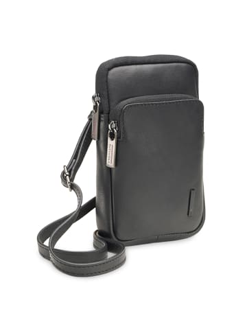 Roncato Detroit Handytasche Leder 11.5 cm in nero