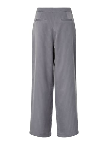 Pieces Hose mit weitem Bein in Grey Pinstripe