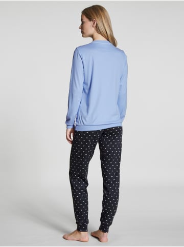 Calida Pyjama in dark lapis blue