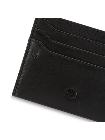 Jekyll & Hide Kreditkartenetui RFID Schutz Leder 10 cm black