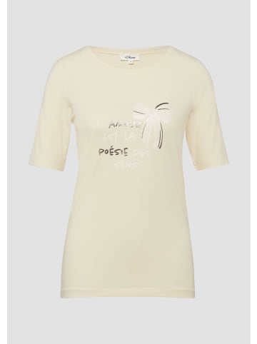 s.Oliver T-Shirt in 80D0_helles beige