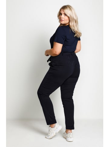 KAFFE curve Hose KCjia Regular fit in Midnight Marine
