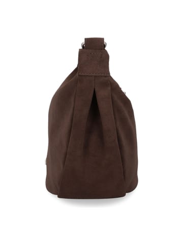 Zwei Mademoiselle.M Umhängetasche 34 cm nubuk espresso