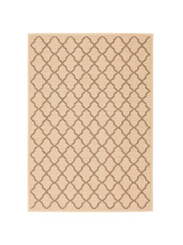 Pergamon In & Outdoor Teppich Flachgewebe Valencia Modern in Beige