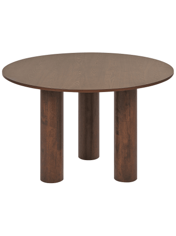 Beliani Esszimmertisch ORIN in Braun - (W) 120 x (H) 76 x (L) 120 cm
