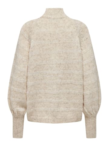 ONLY Pullover ONLCELINA HIGHNECK in Beige