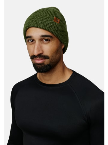 DANISH ENDURANCE Beanie Polar Fleece Merino Mütze mit warmem Fleece in green