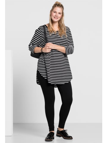sheego Leggings in schwarz