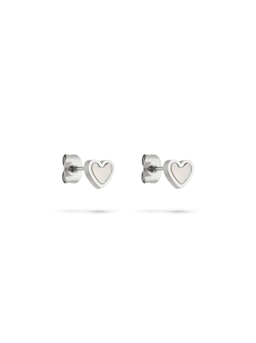 s.Oliver Ohrstecker Pearl Heart in silber