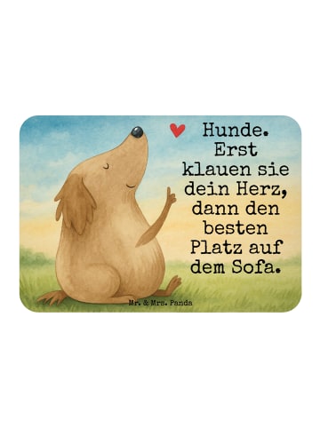 Mr. & Mrs. Panda Magnet Hund Liebe Design mit Spruch in Weiß