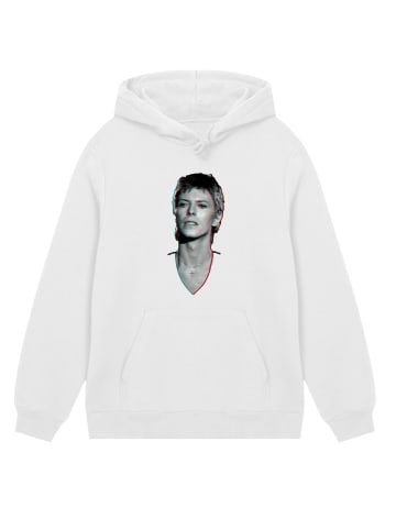 F4NT4STIC Hoodie TV Times Pop Star David Bowie Portrait 1977 in off-white