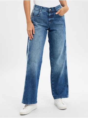 ANGELS Jeans Liz Seam Fringe in medium stone