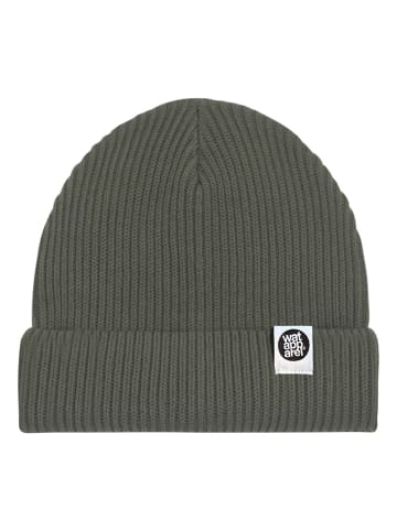 wat? Apparel Beanie Basic Fisherman Beanie in Khaki