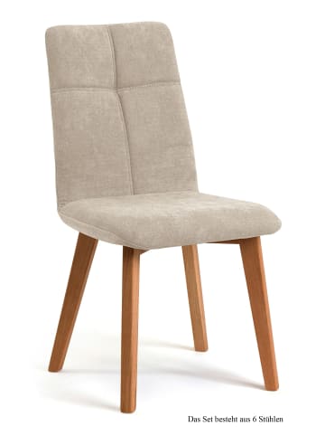 58 aufm Kessel ESSZIMMERSTUHL (6er-Set) Dillian 47x92x60 Eiche geölt/Natur