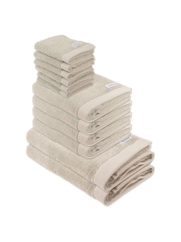 Tom Tailor Handtuch 12er Pack in Sand