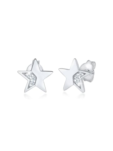 Elli DIAMONDS  Ohrringe 925 Sterling Silber Astro, Stern, Sterne in Silber