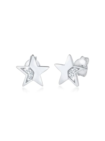 Elli DIAMONDS  Ohrringe 925 Sterling Silber Astro, Sterne in Silber