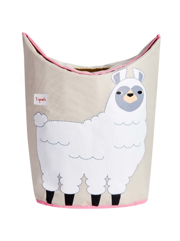 3 Sprouts Wäschekorb Lama