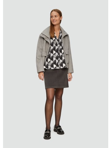 s.Oliver Bluse langarm in Grau-mehrfarbig
