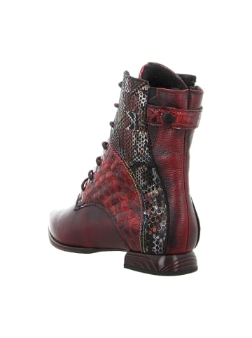 SIMEN Schnürstiefeletten in Rot