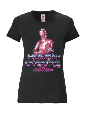 Logoshirt T-Shirt C-3PO in schwarz