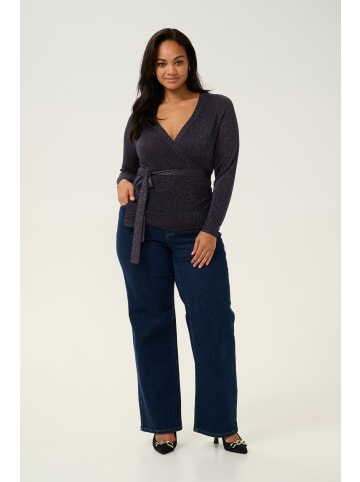 KAFFE curve Strickjacke KCankre in Dawn Purple