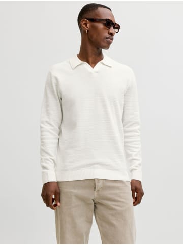 Jack & Jones Strickpullover in Cloud Dancer