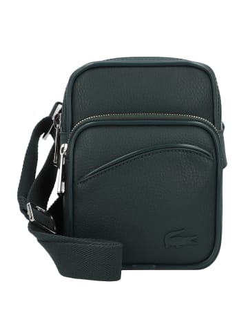 Lacoste Angy Umhängetasche Leder 14 cm in sinople