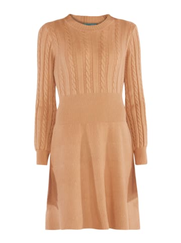 TOOCHE Kleid "Strickkleid" in beige